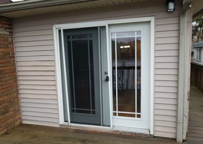entry door siding project